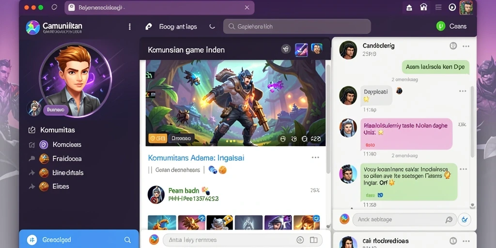 Screenshot menampilkan aksi seru selama permainan.