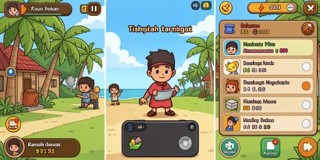 Tampilan antarmuka yang menarik dan user-friendly.