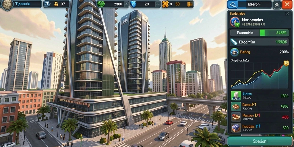 Screenshot menunjukkan grafik menakjubkan dalam gameplay.