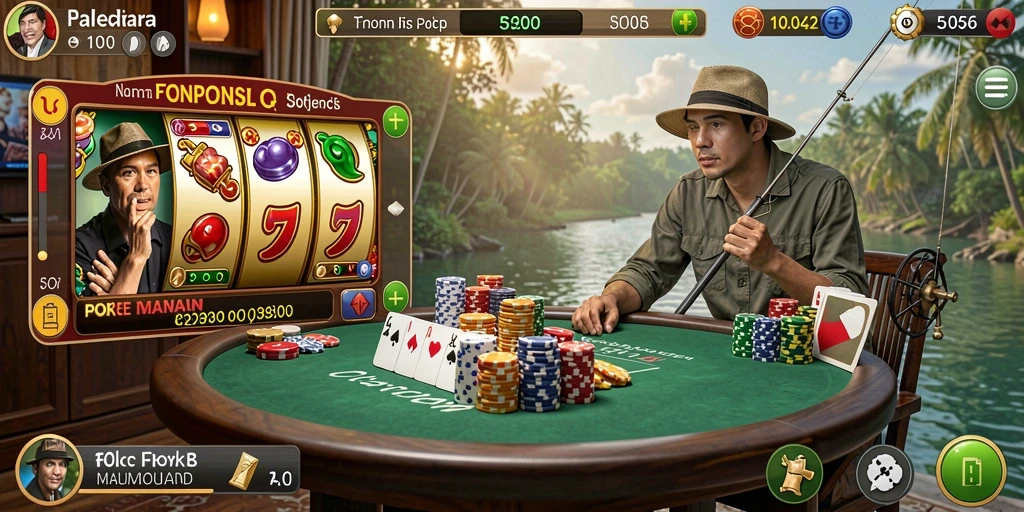 Tampilan utama GACOR77 dengan pilihan karakter yang variatif.