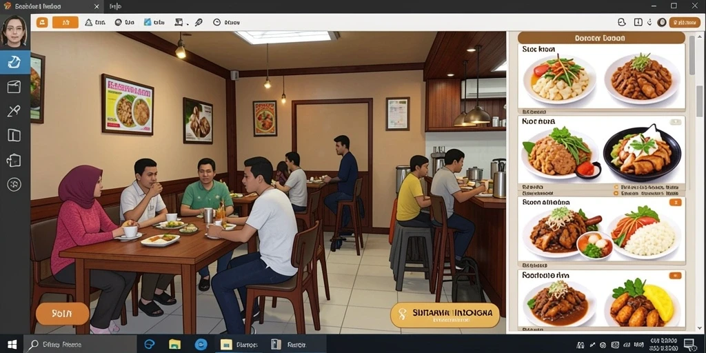 Tampilan antarmuka yang menarik dan mudah digunakan.