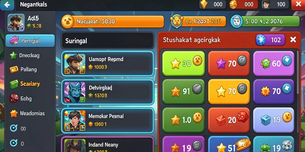 Tangkapan layar yang menampilkan level menantang di GGG888.