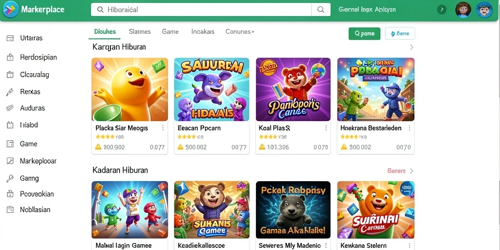 Tampilan antarmuka yang user-friendly dan menarik.
