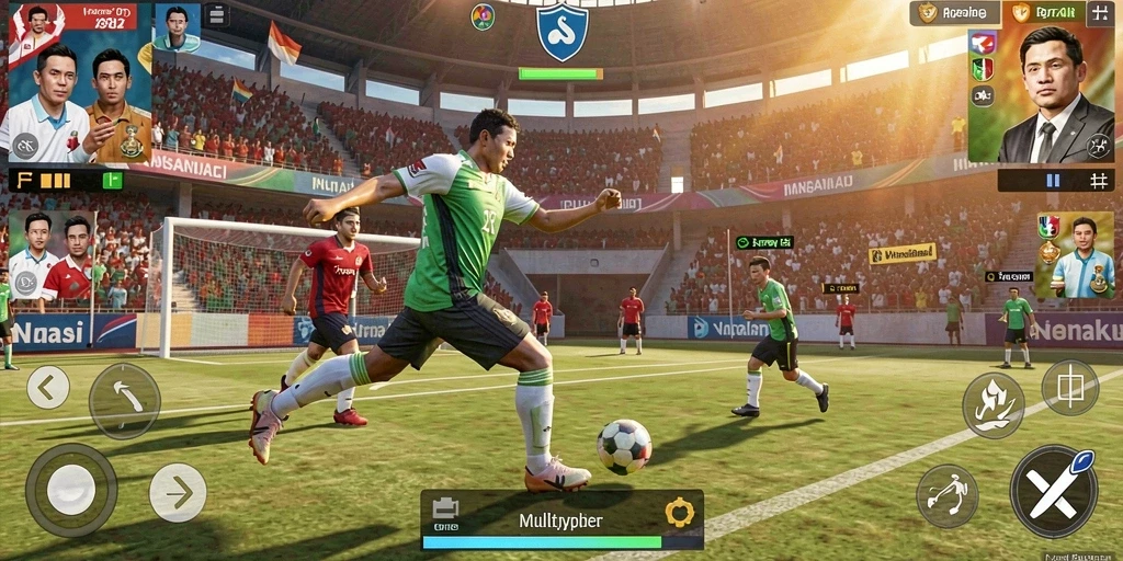 Antarmuka aplikasi yang menarik dan interaktif.