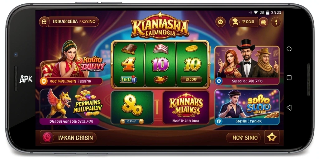 Menampilkan antarmuka game yang cerah dan menarik.