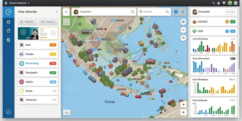 Tampilan antarmuka yang menarik dan modern.