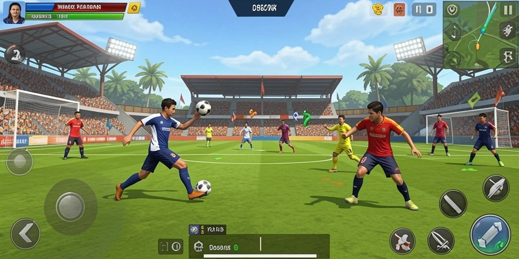 Screenshot menampilkan antarmuka permainan yang intuitif.