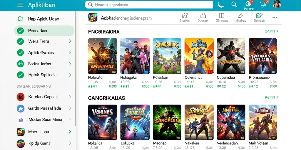 Tampilan antarmuka yang menarik dan intuitif.