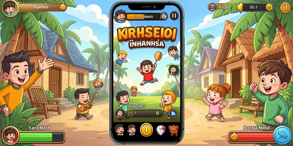 Tampilan awal game dengan grafis berkualitas tinggi.